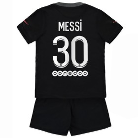 Jalkapallo Pelipaidat Paris Saint-Germain Lionel Messi 30 Lasten Kolmaspaita 2021-2022 Lyhythihainen